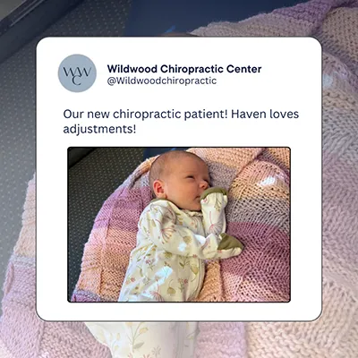 Chiropractic White Bear Lake MN Pediatric Care Social Media Post